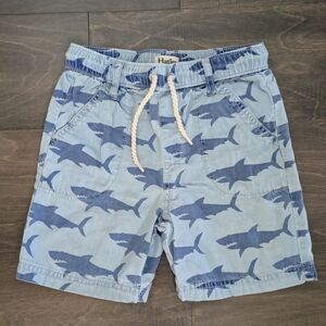 Hatley Blue Shark Print Boys' Swim Shorts